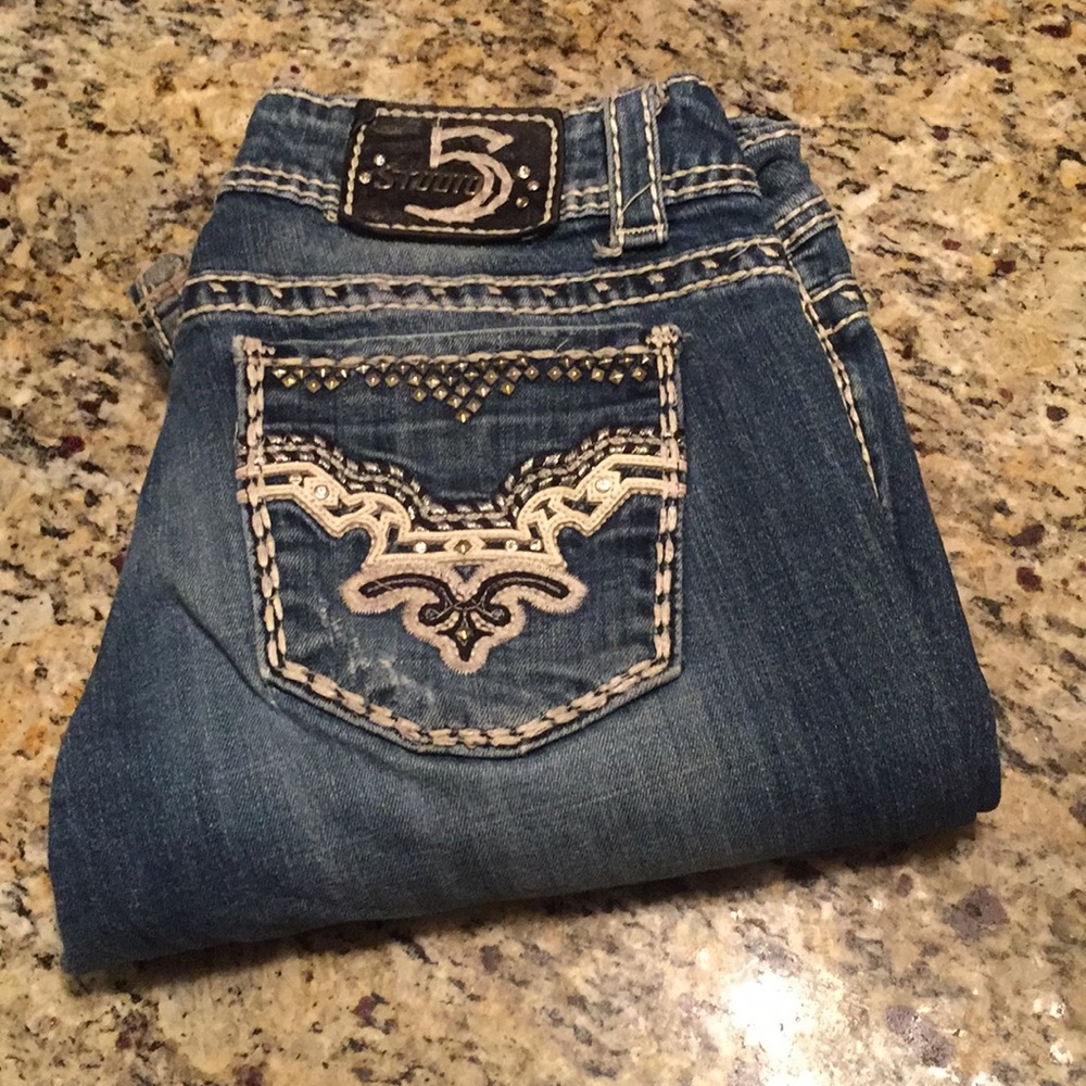 Studio 5 30 x 33 Boot Cut Dark Wash Jeans
